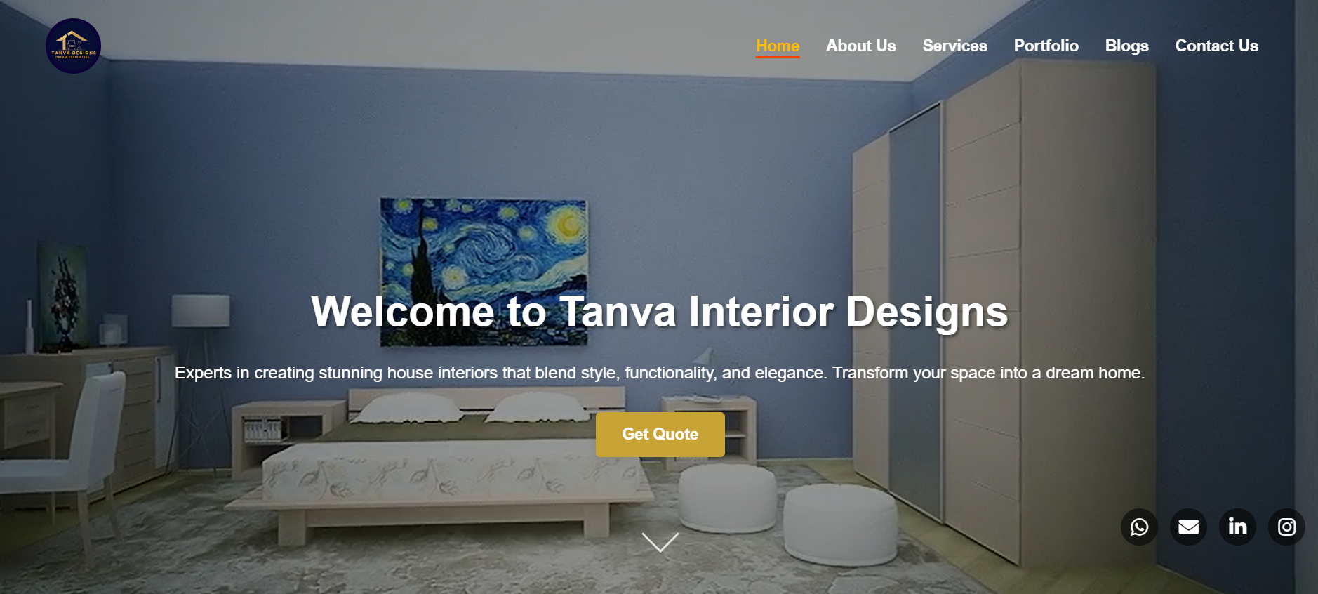Tanva Designs Website